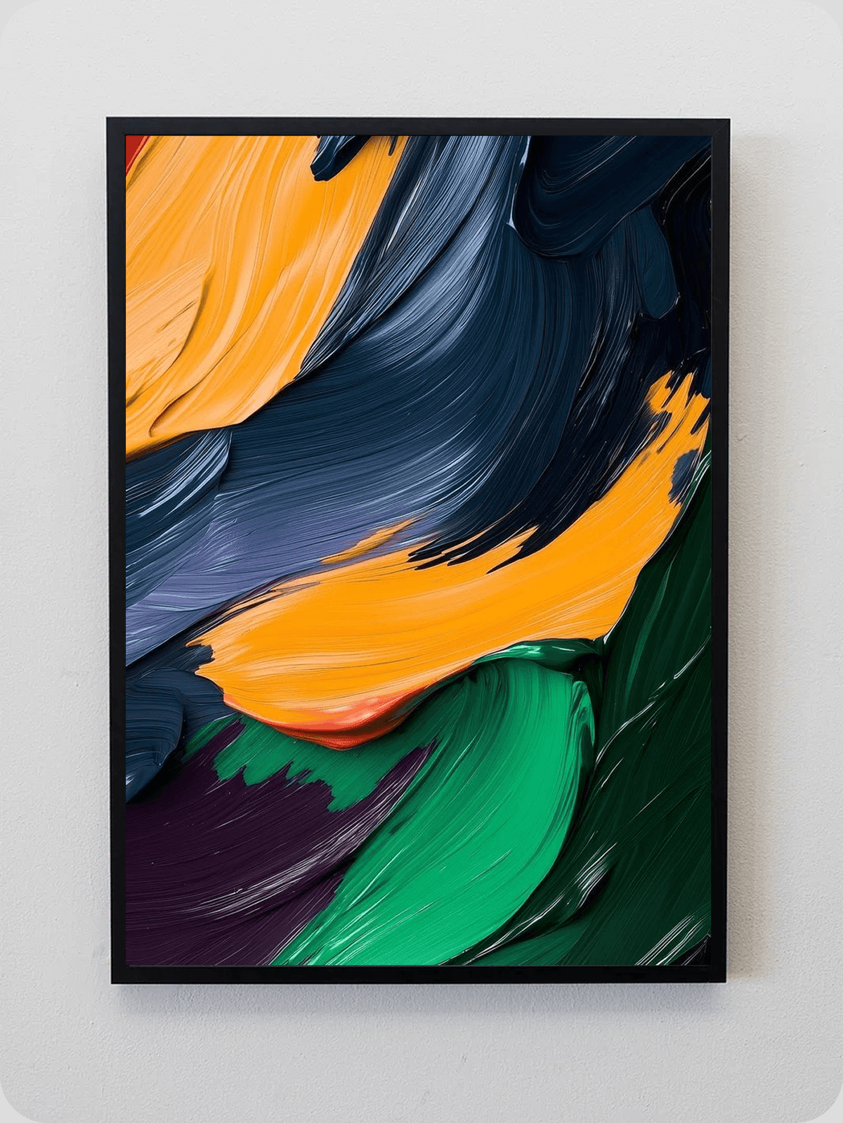 Bold Brushstroke Oil Study