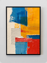 Primary Torn Paper Collage