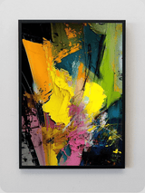Neon Splash Abstract Study
