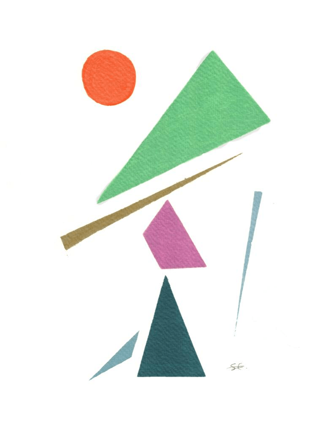Minimal Geometric Shape Art
